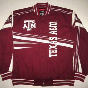 Texas A&M Franchise Club Quilt Lined Varsity Jacket Men's XL
